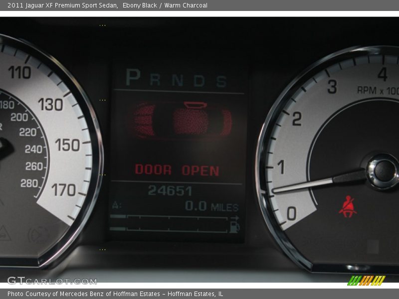Ebony Black / Warm Charcoal 2011 Jaguar XF Premium Sport Sedan
