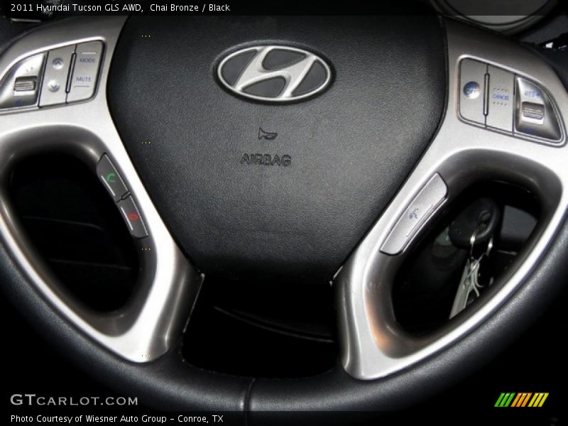 Chai Bronze / Black 2011 Hyundai Tucson GLS AWD