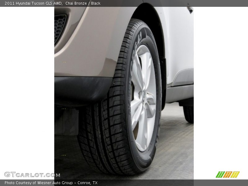 Chai Bronze / Black 2011 Hyundai Tucson GLS AWD