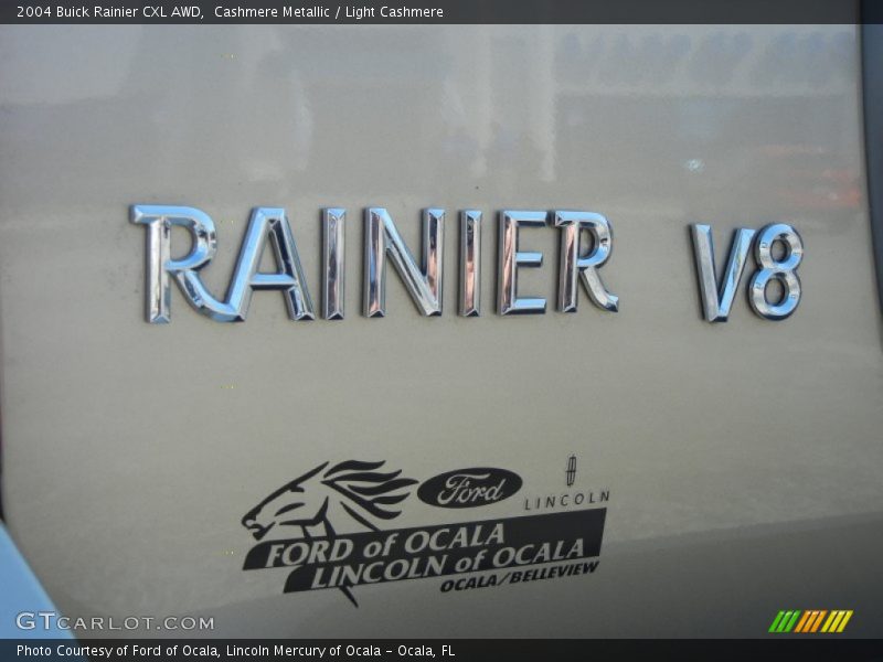 Cashmere Metallic / Light Cashmere 2004 Buick Rainier CXL AWD