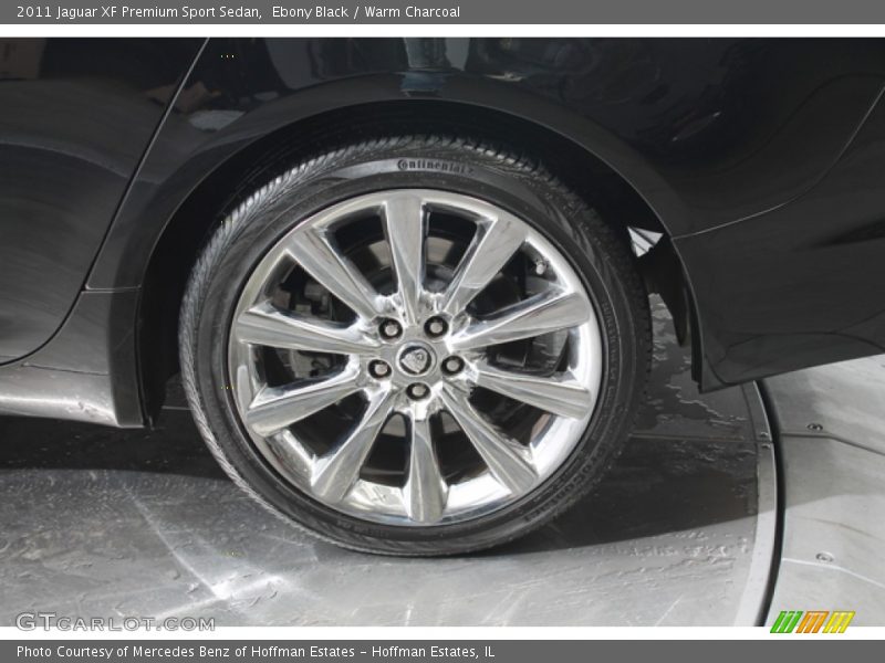 Ebony Black / Warm Charcoal 2011 Jaguar XF Premium Sport Sedan