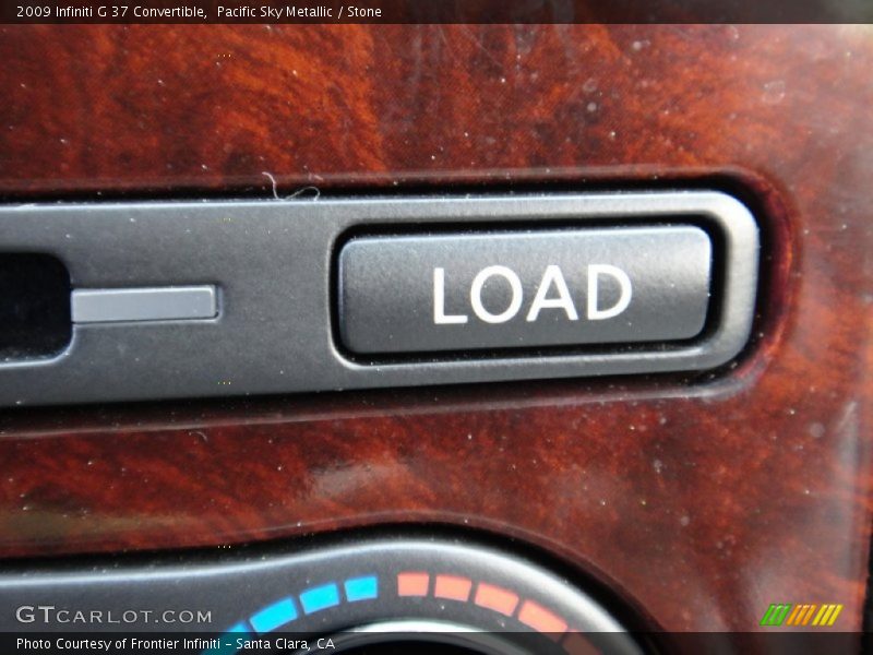 Pacific Sky Metallic / Stone 2009 Infiniti G 37 Convertible