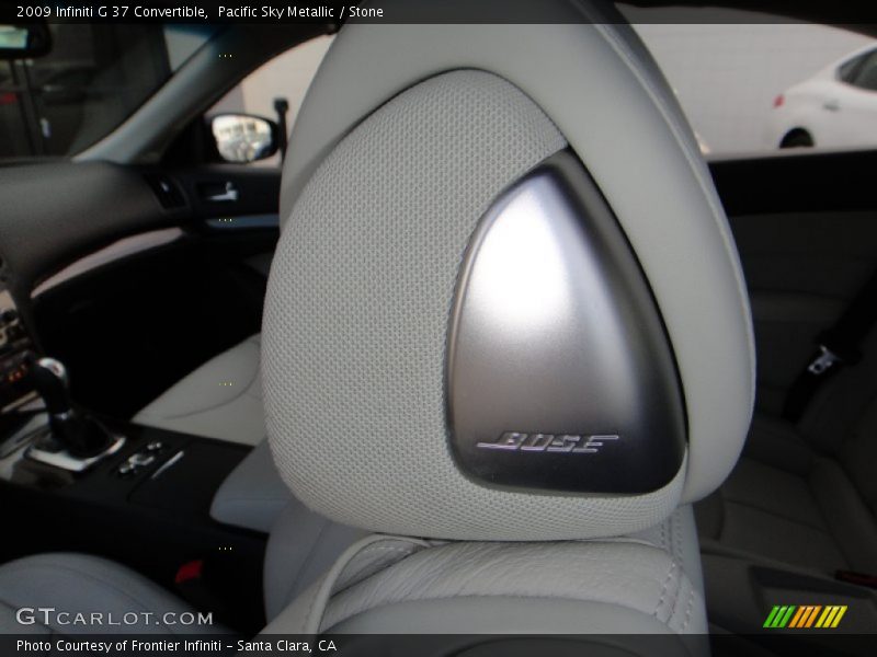 Pacific Sky Metallic / Stone 2009 Infiniti G 37 Convertible