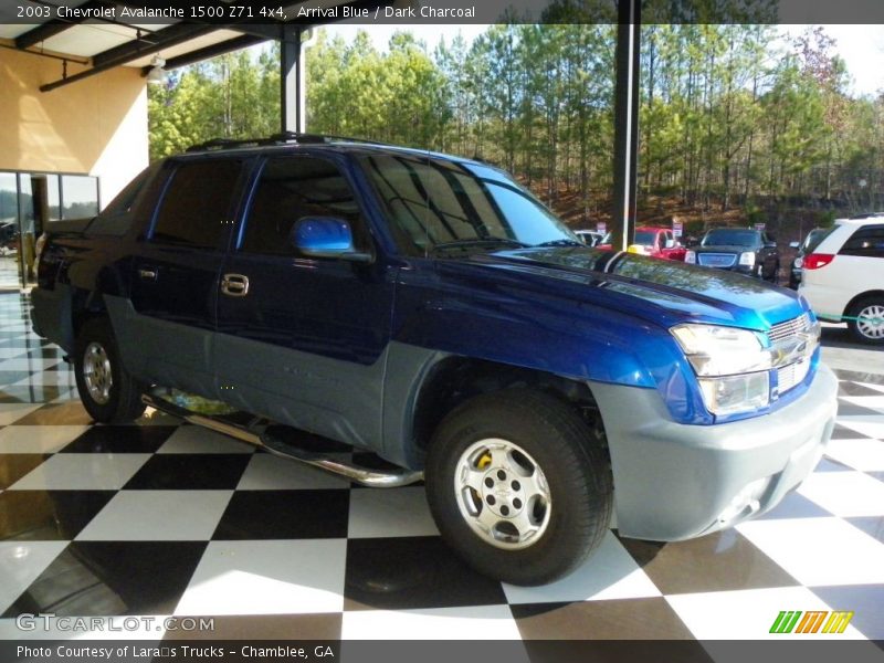 Arrival Blue / Dark Charcoal 2003 Chevrolet Avalanche 1500 Z71 4x4
