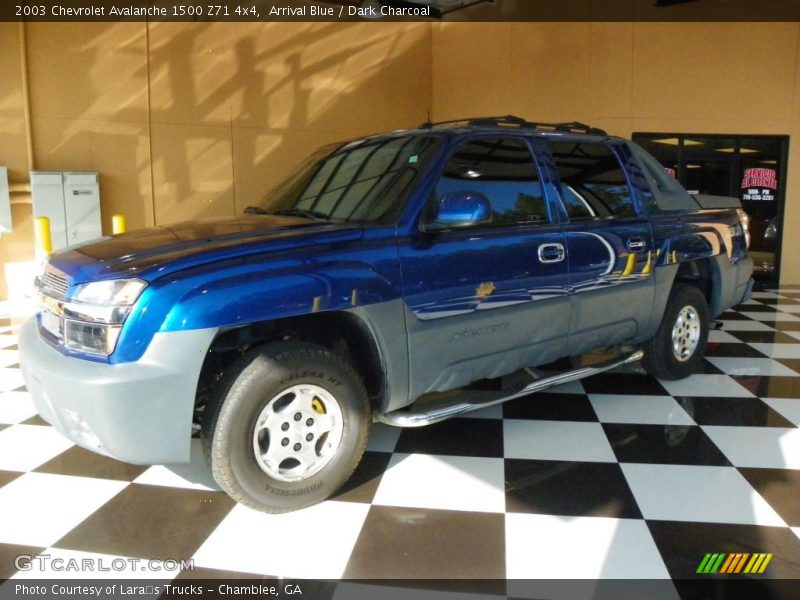 Arrival Blue / Dark Charcoal 2003 Chevrolet Avalanche 1500 Z71 4x4