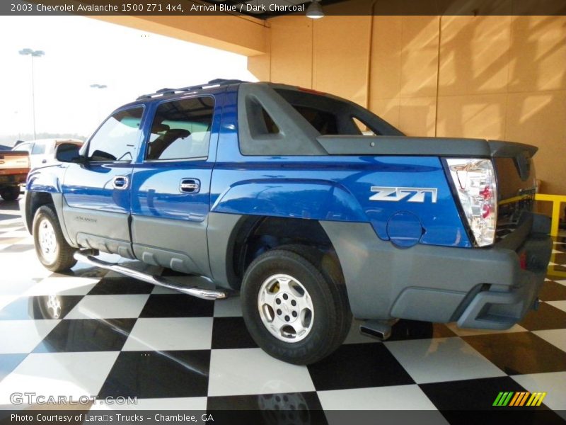 Arrival Blue / Dark Charcoal 2003 Chevrolet Avalanche 1500 Z71 4x4