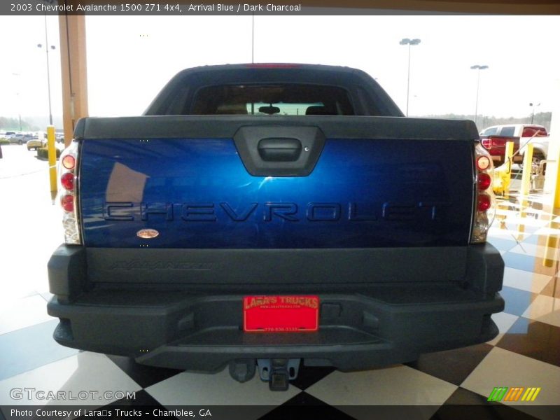 Arrival Blue / Dark Charcoal 2003 Chevrolet Avalanche 1500 Z71 4x4