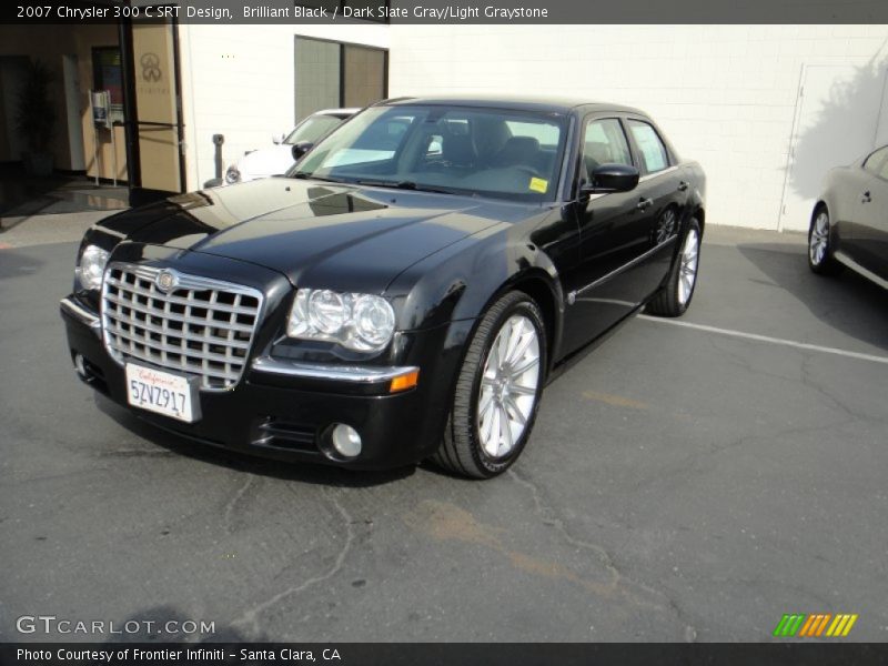 Brilliant Black / Dark Slate Gray/Light Graystone 2007 Chrysler 300 C SRT Design