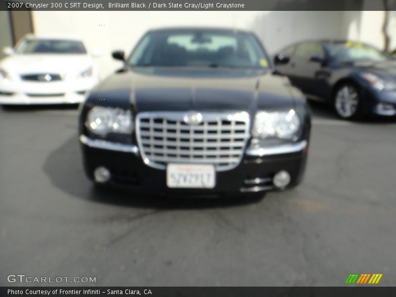 Brilliant Black / Dark Slate Gray/Light Graystone 2007 Chrysler 300 C SRT Design