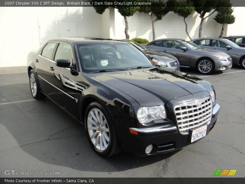 Brilliant Black / Dark Slate Gray/Light Graystone 2007 Chrysler 300 C SRT Design
