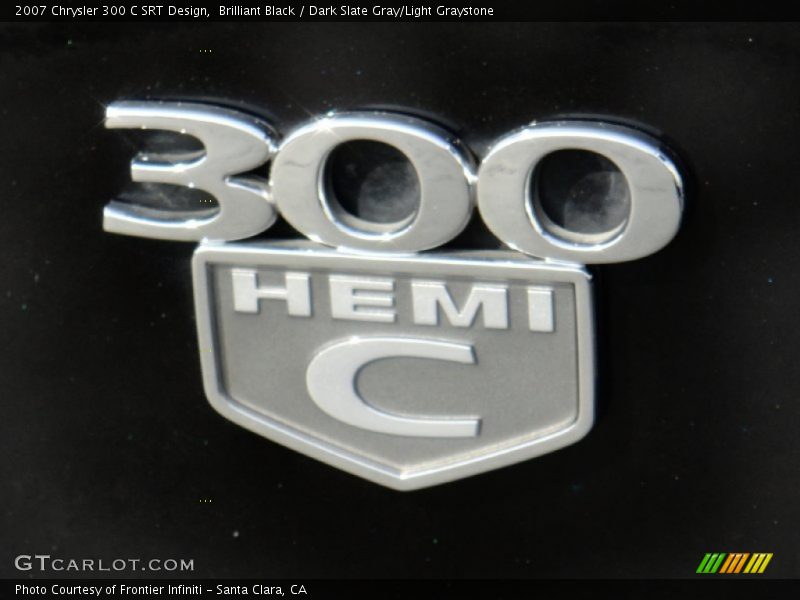 Brilliant Black / Dark Slate Gray/Light Graystone 2007 Chrysler 300 C SRT Design