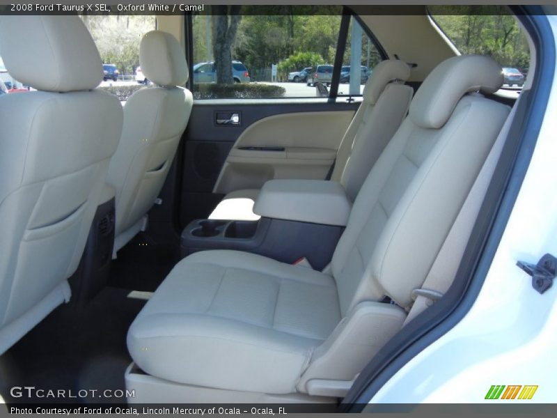 Oxford White / Camel 2008 Ford Taurus X SEL