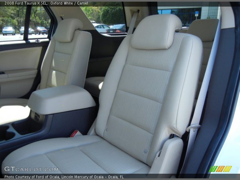 Oxford White / Camel 2008 Ford Taurus X SEL