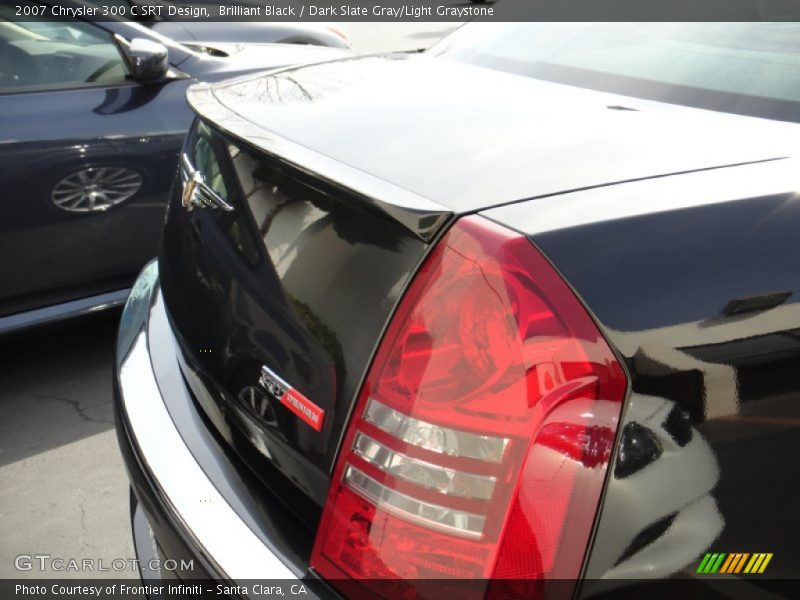 Brilliant Black / Dark Slate Gray/Light Graystone 2007 Chrysler 300 C SRT Design