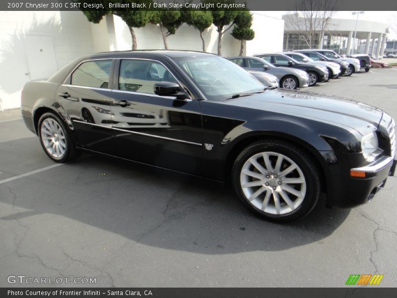 Brilliant Black / Dark Slate Gray/Light Graystone 2007 Chrysler 300 C SRT Design