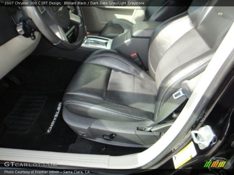Brilliant Black / Dark Slate Gray/Light Graystone 2007 Chrysler 300 C SRT Design