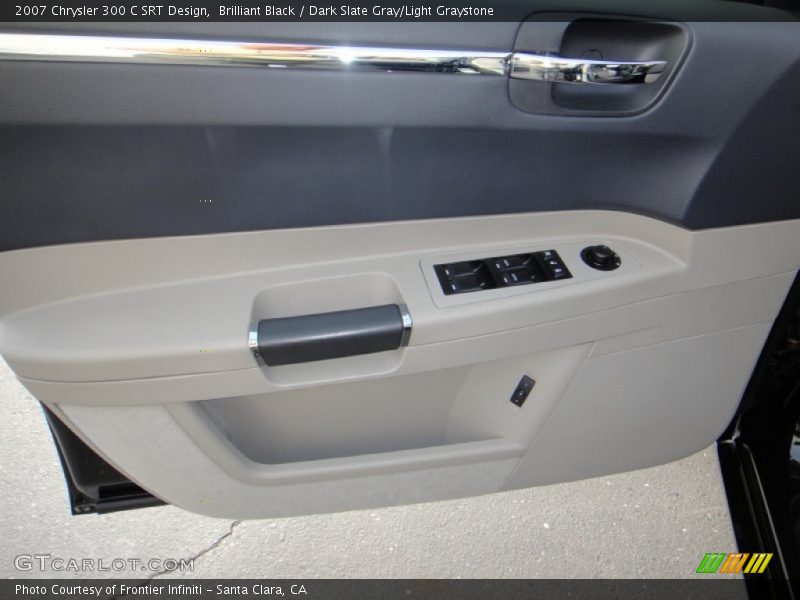 Brilliant Black / Dark Slate Gray/Light Graystone 2007 Chrysler 300 C SRT Design