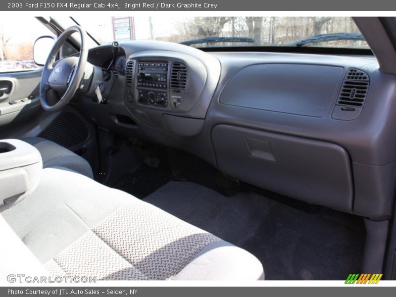 Bright Red / Dark Graphite Grey 2003 Ford F150 FX4 Regular Cab 4x4