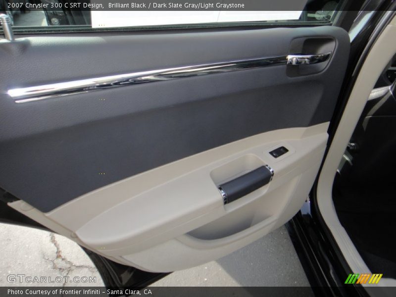 Brilliant Black / Dark Slate Gray/Light Graystone 2007 Chrysler 300 C SRT Design