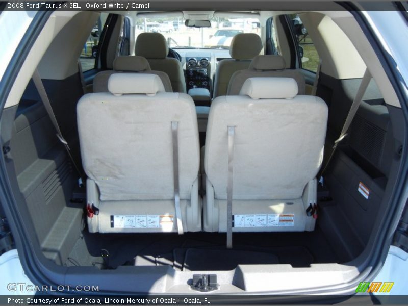 Oxford White / Camel 2008 Ford Taurus X SEL