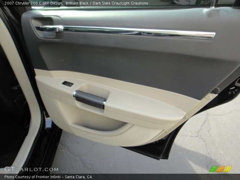 Brilliant Black / Dark Slate Gray/Light Graystone 2007 Chrysler 300 C SRT Design