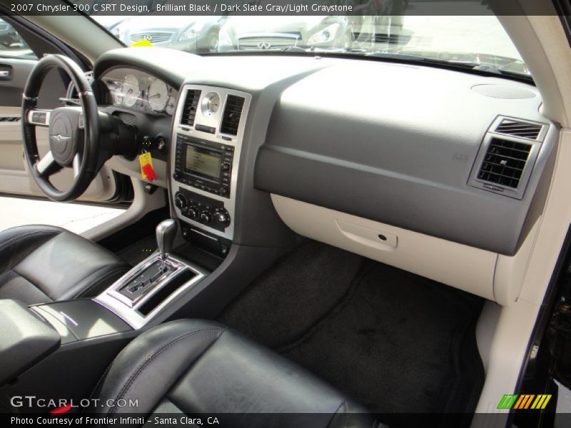 Brilliant Black / Dark Slate Gray/Light Graystone 2007 Chrysler 300 C SRT Design