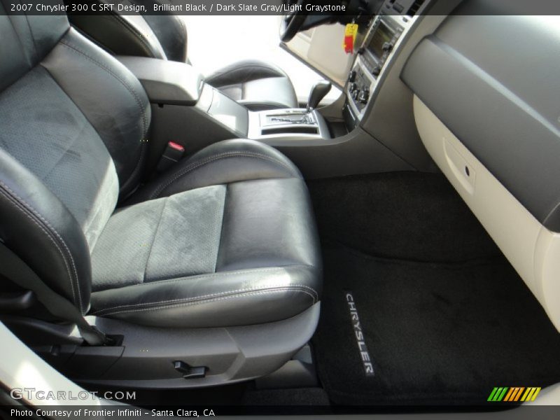 Brilliant Black / Dark Slate Gray/Light Graystone 2007 Chrysler 300 C SRT Design