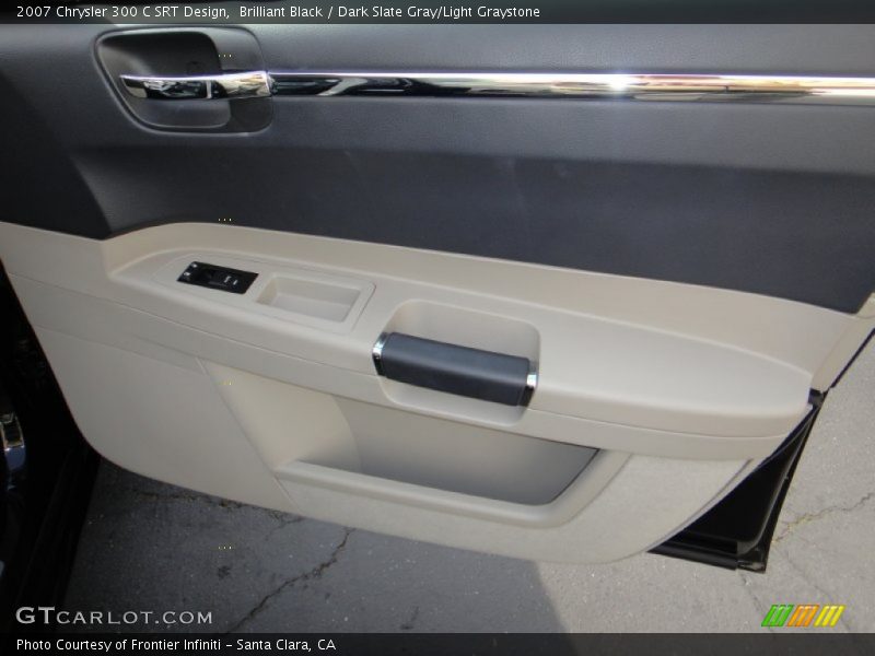 Brilliant Black / Dark Slate Gray/Light Graystone 2007 Chrysler 300 C SRT Design