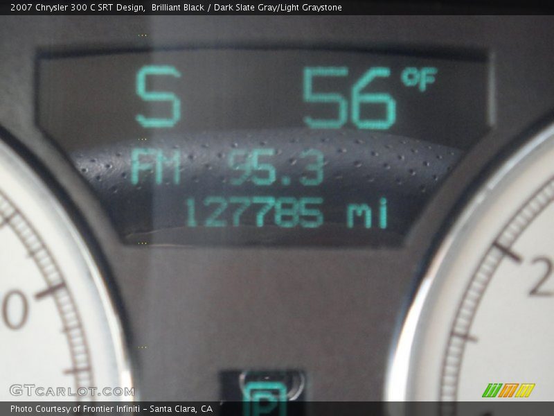 Brilliant Black / Dark Slate Gray/Light Graystone 2007 Chrysler 300 C SRT Design