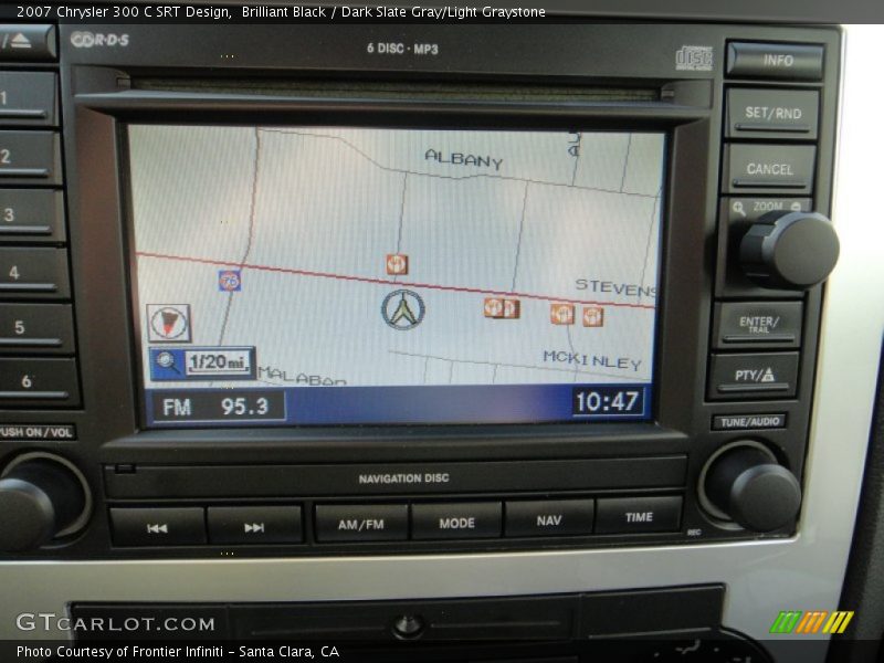 Navigation of 2007 300 C SRT Design