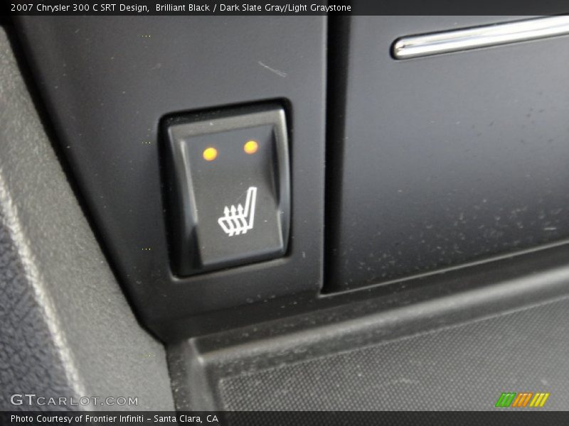 Brilliant Black / Dark Slate Gray/Light Graystone 2007 Chrysler 300 C SRT Design