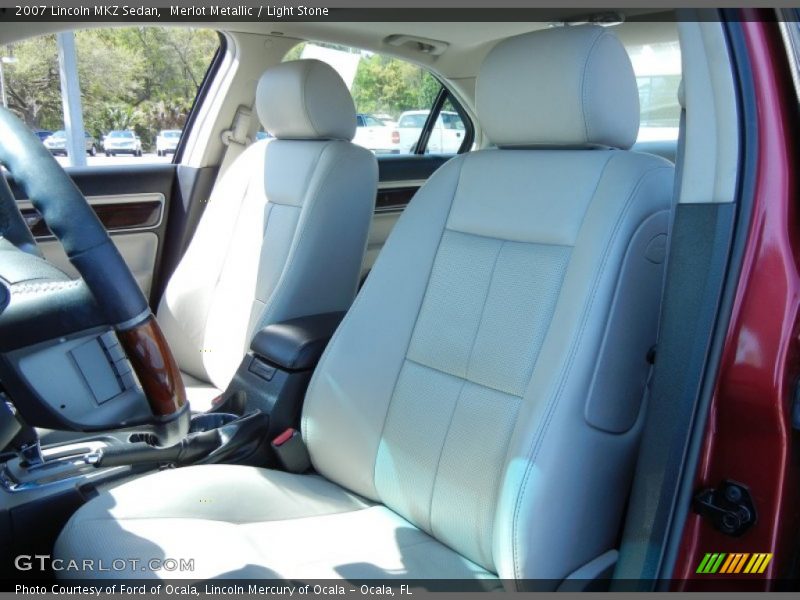 Merlot Metallic / Light Stone 2007 Lincoln MKZ Sedan