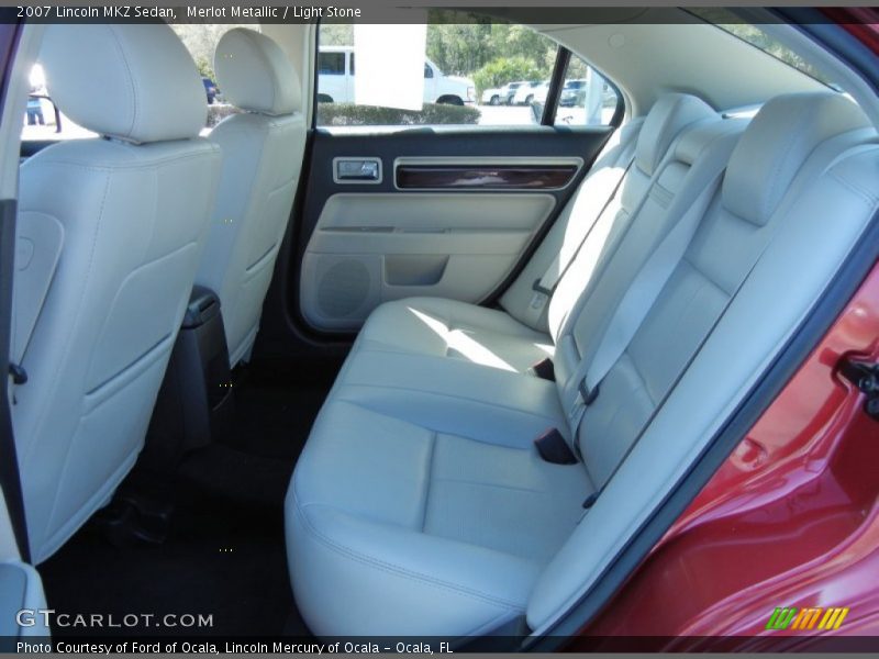 Merlot Metallic / Light Stone 2007 Lincoln MKZ Sedan