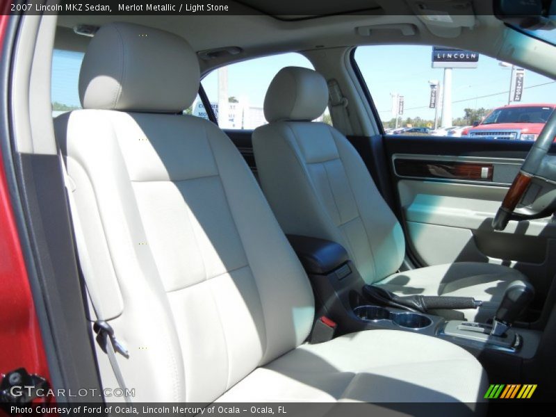 Merlot Metallic / Light Stone 2007 Lincoln MKZ Sedan