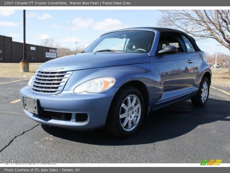 Marine Blue Pearl / Pastel Slate Gray 2007 Chrysler PT Cruiser Convertible