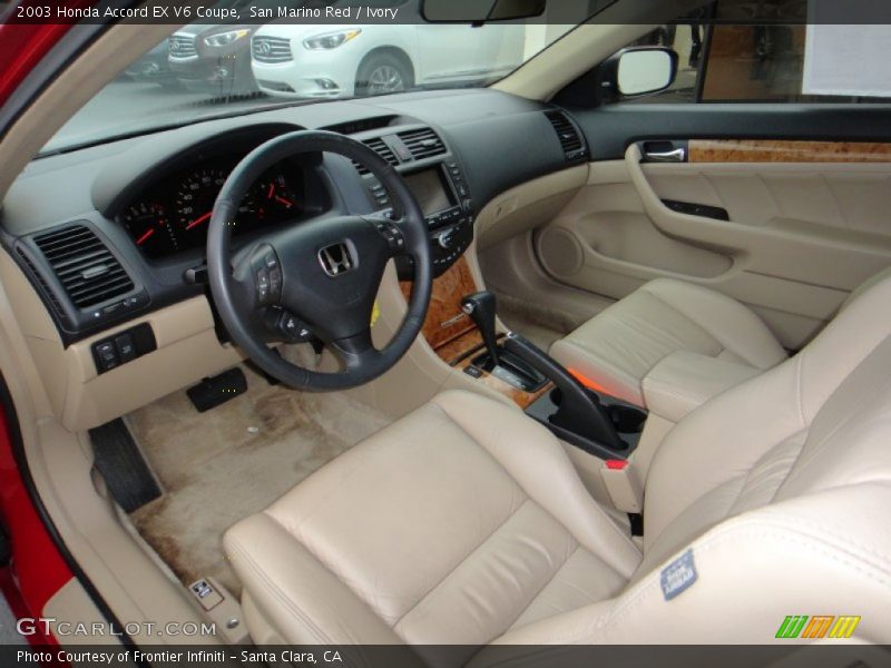  2003 Accord EX V6 Coupe Ivory Interior
