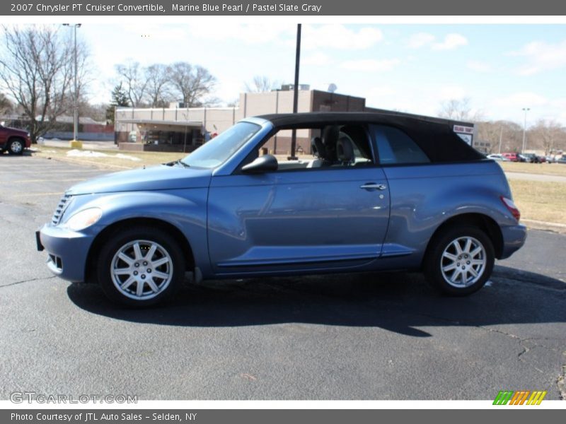 Marine Blue Pearl / Pastel Slate Gray 2007 Chrysler PT Cruiser Convertible