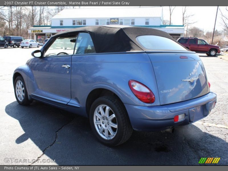 Marine Blue Pearl / Pastel Slate Gray 2007 Chrysler PT Cruiser Convertible