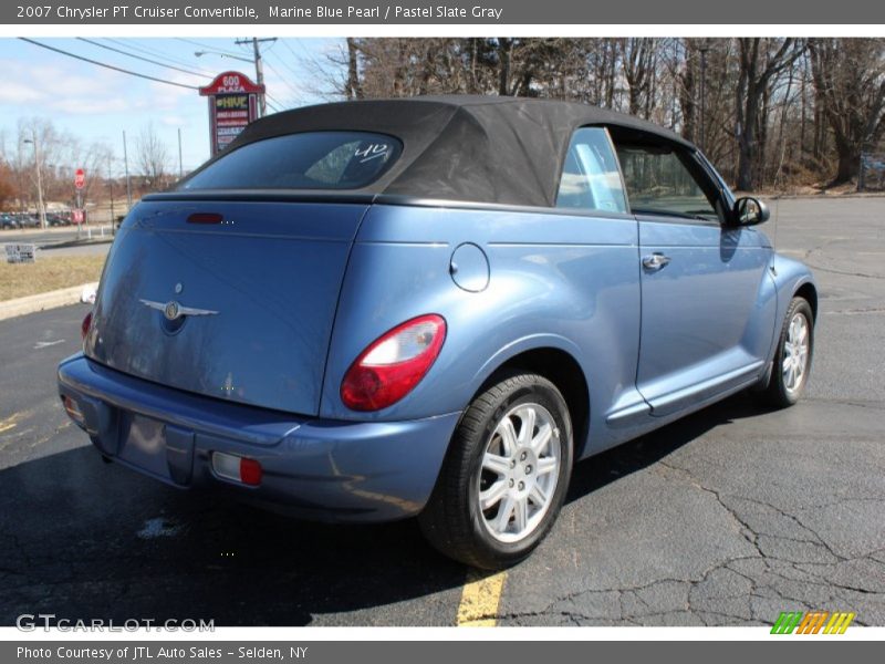 Marine Blue Pearl / Pastel Slate Gray 2007 Chrysler PT Cruiser Convertible