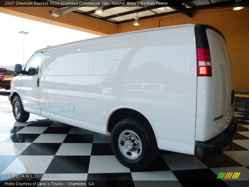 Summit White / Medium Pewter 2007 Chevrolet Express 3500 Extended Commercial Van