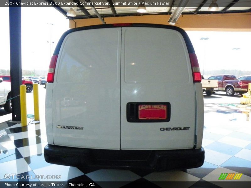 Summit White / Medium Pewter 2007 Chevrolet Express 3500 Extended Commercial Van
