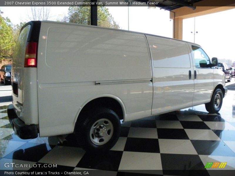 Summit White / Medium Pewter 2007 Chevrolet Express 3500 Extended Commercial Van