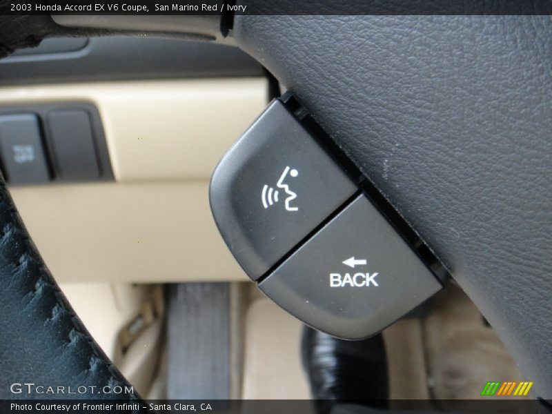 Controls of 2003 Accord EX V6 Coupe