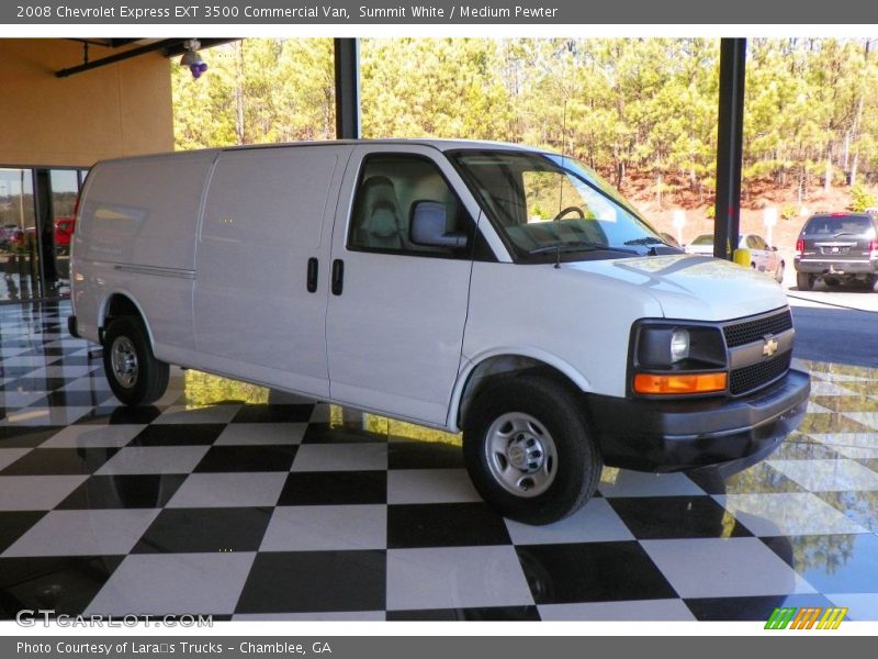 Summit White / Medium Pewter 2008 Chevrolet Express EXT 3500 Commercial Van