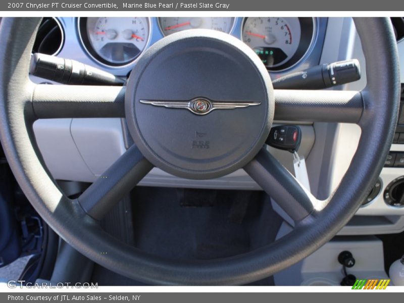 Marine Blue Pearl / Pastel Slate Gray 2007 Chrysler PT Cruiser Convertible