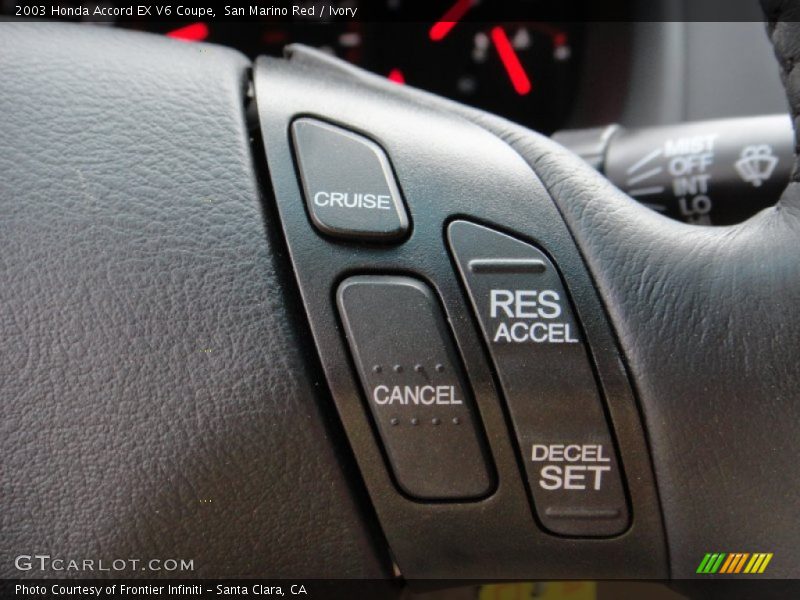 Controls of 2003 Accord EX V6 Coupe
