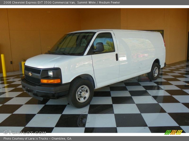 Summit White / Medium Pewter 2008 Chevrolet Express EXT 3500 Commercial Van