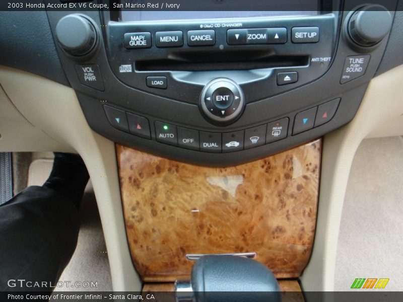 Controls of 2003 Accord EX V6 Coupe