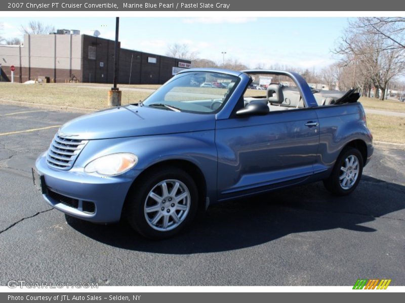 Marine Blue Pearl / Pastel Slate Gray 2007 Chrysler PT Cruiser Convertible