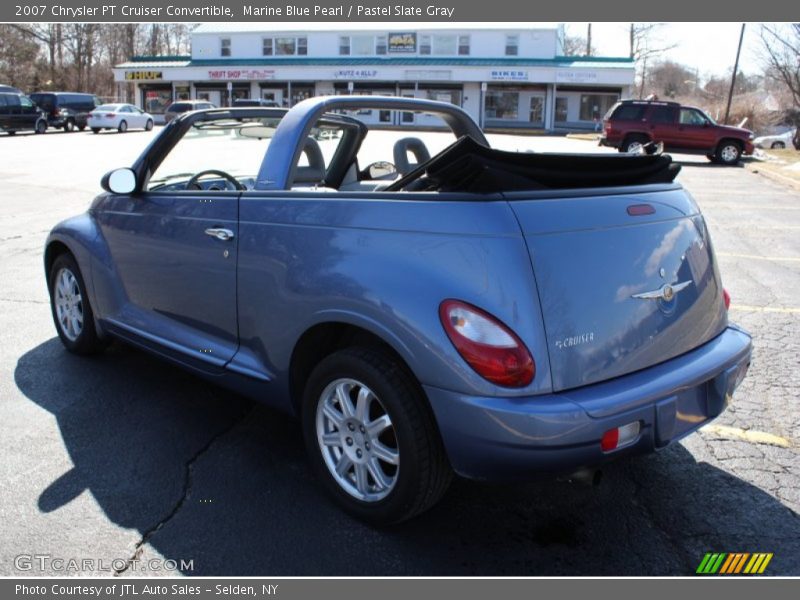 Marine Blue Pearl / Pastel Slate Gray 2007 Chrysler PT Cruiser Convertible